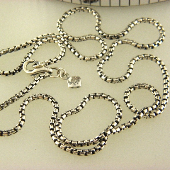 David Yurman 1.7mm Chain Necklace 925 - Picture 2 of 2